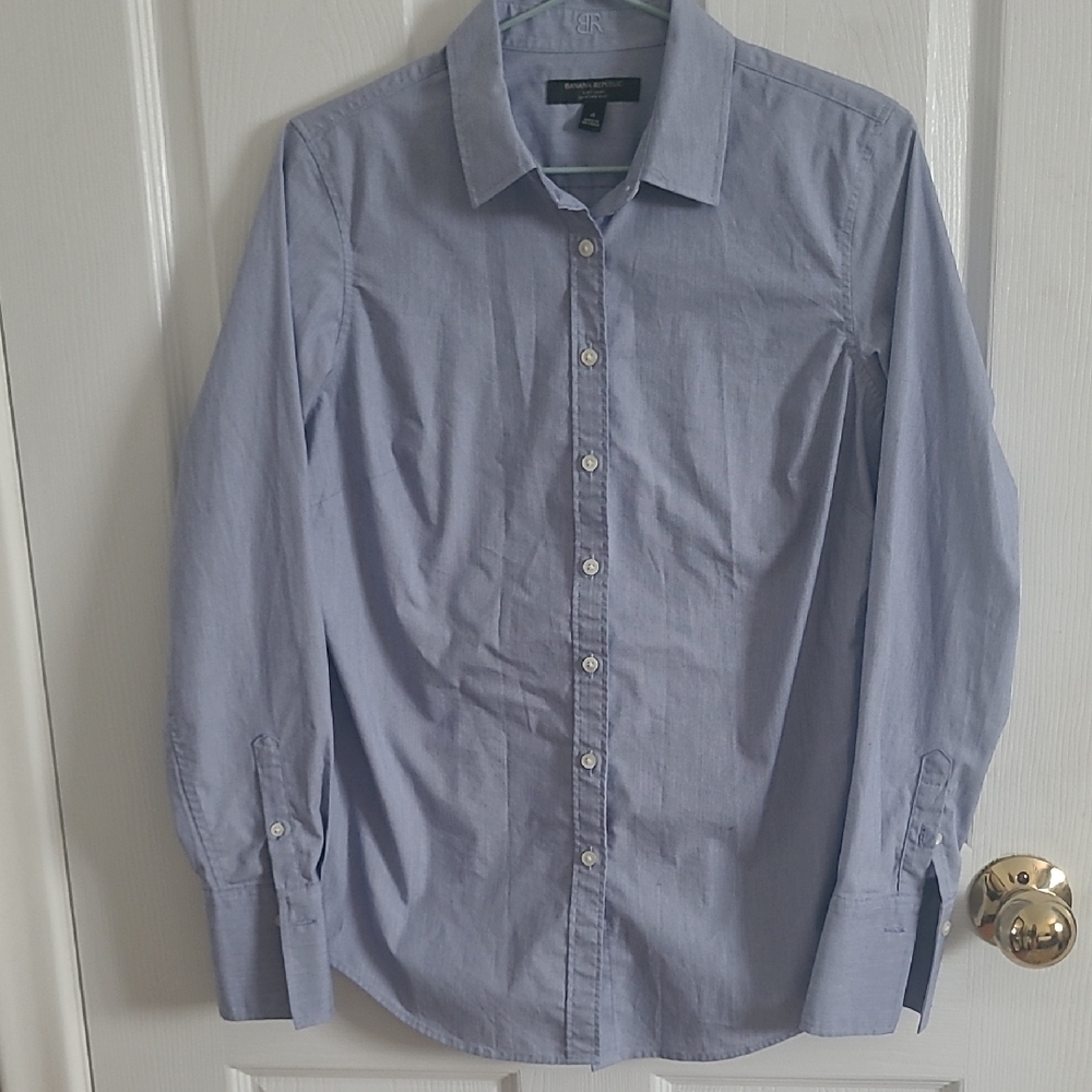 Banana Republic Blue Button Down Shirt